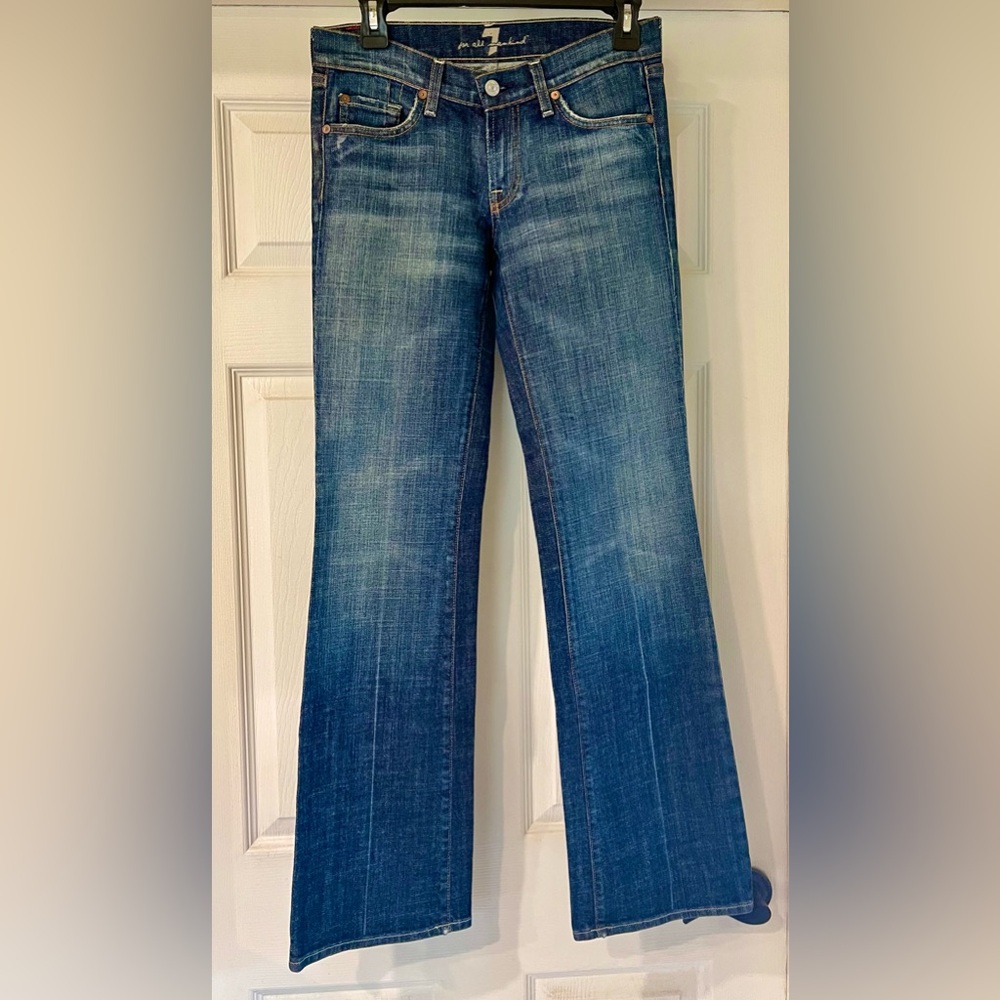 7 For All Mankind women’s bootcut jeans.